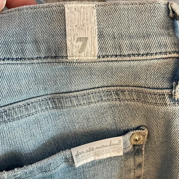 ⭐️ 3 for 20! 7 for all mankind skinny ombré jeans 32 - Picture 5 of 7
